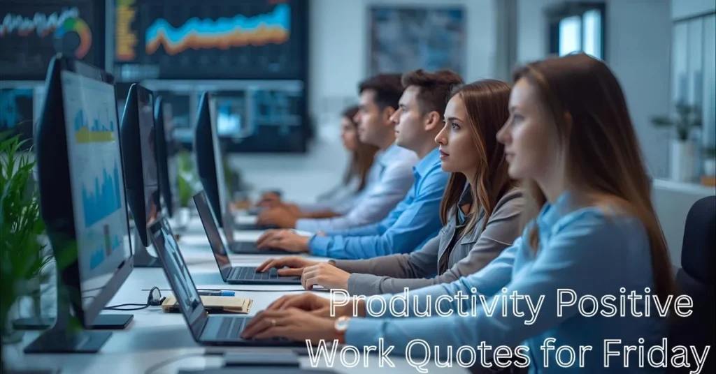 Productivity Positive Work Quotes for Friday 