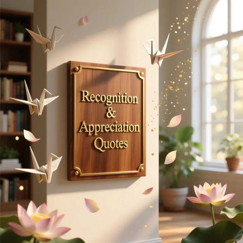 Recognition & Appreciation Quotes