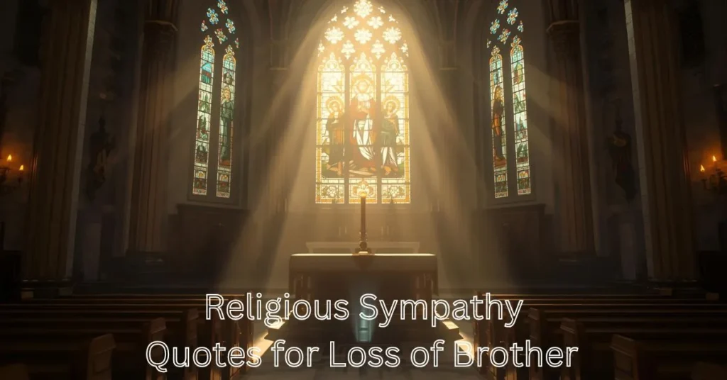 Religious Sympathy Quotes for Loss of Brother