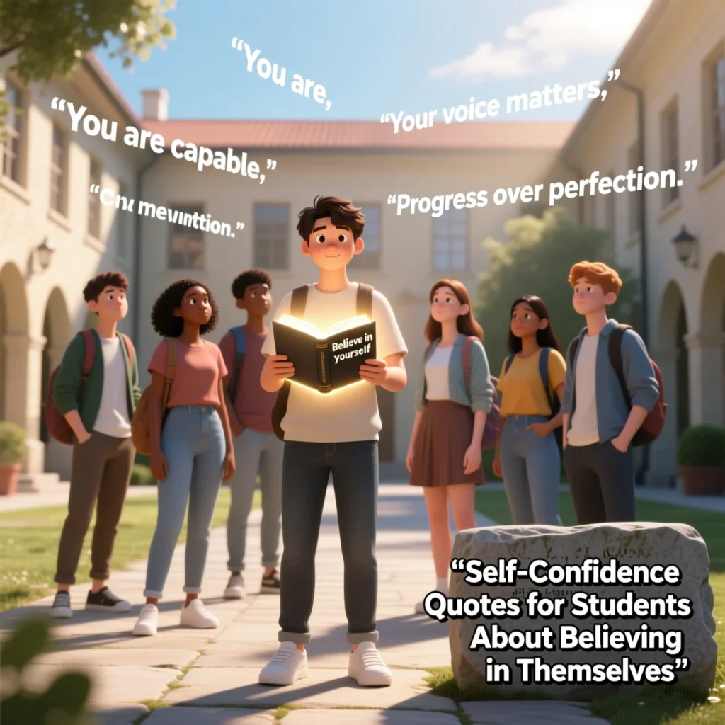 Self-Confidence Quotes for Students About Believing in Themselves