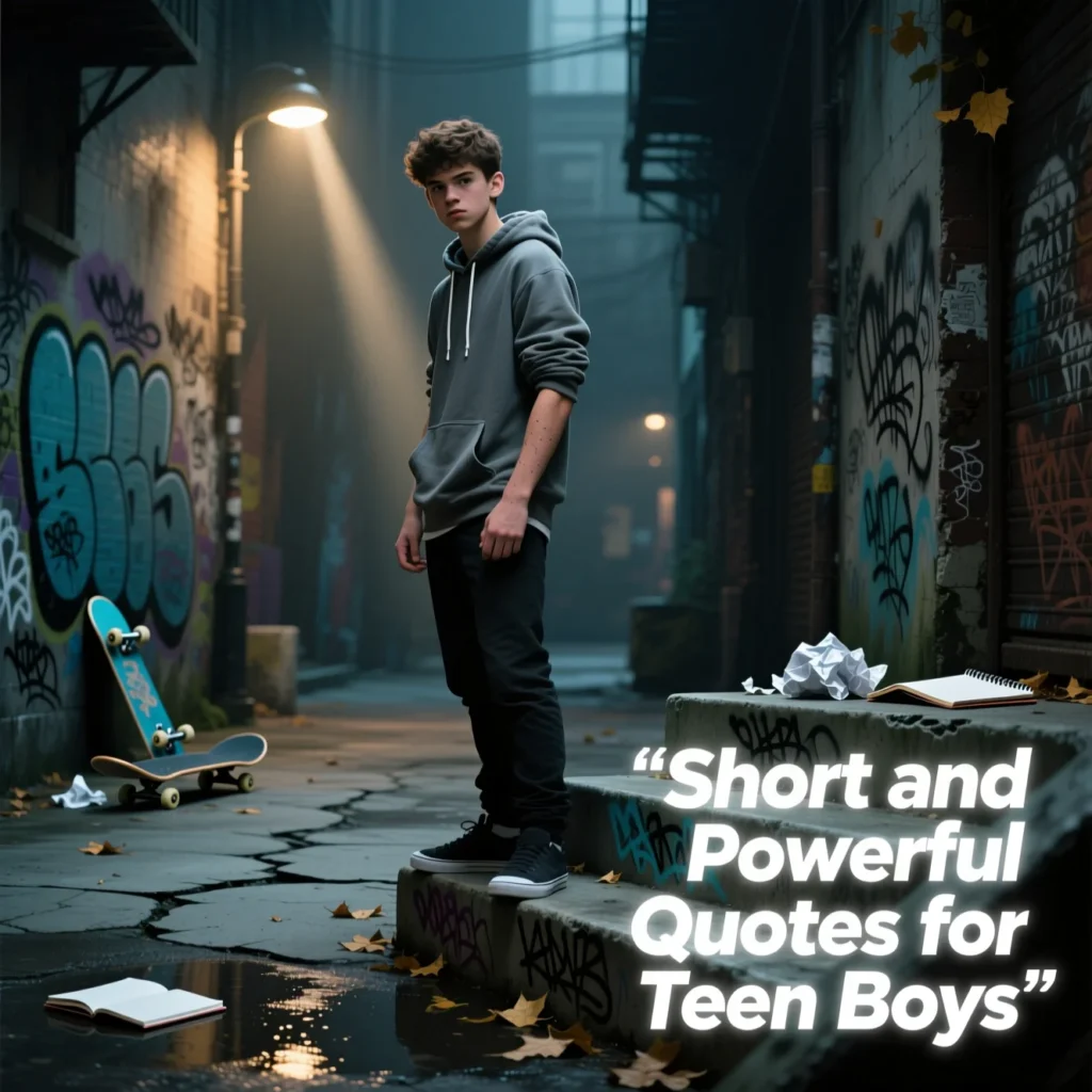 Short and Powerful Quotes for Teen Boys