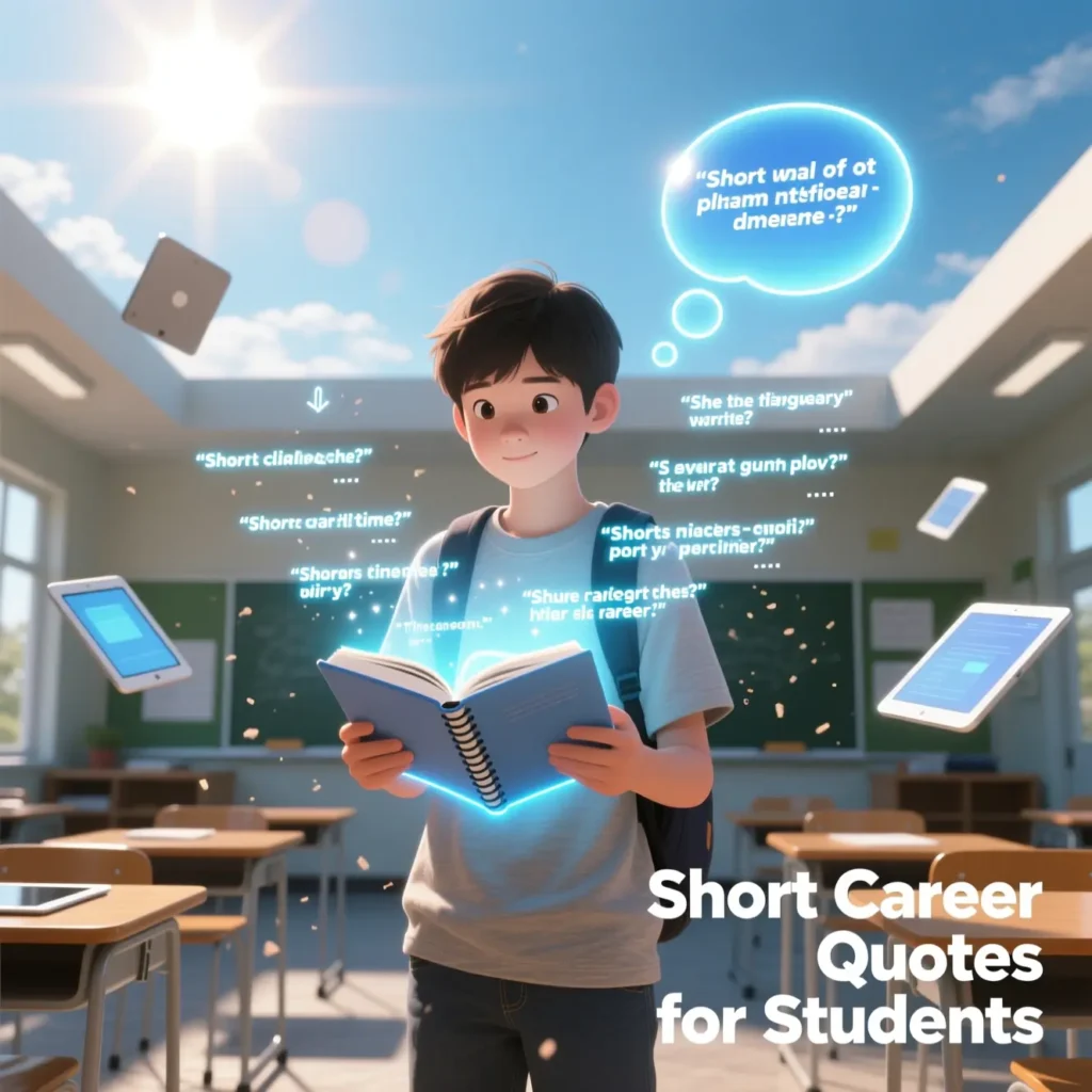 Short Career Quotes for Students 