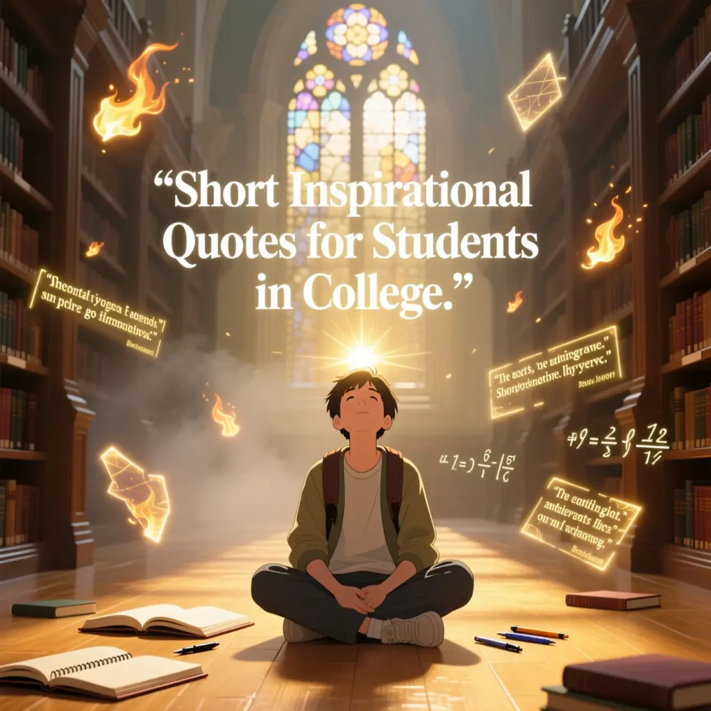 Short Inspirational Quotes for Students in College