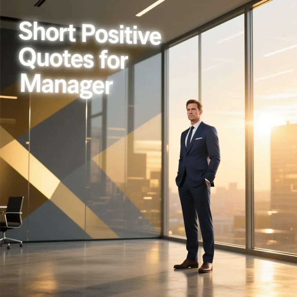 Short Positive Quotes for Manager