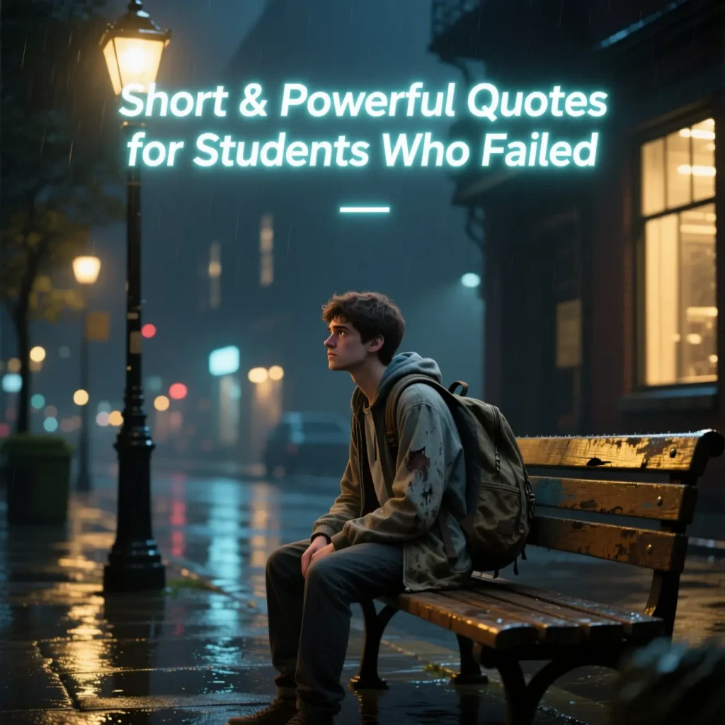 Short & Powerful Quotes for Students Who Failed 