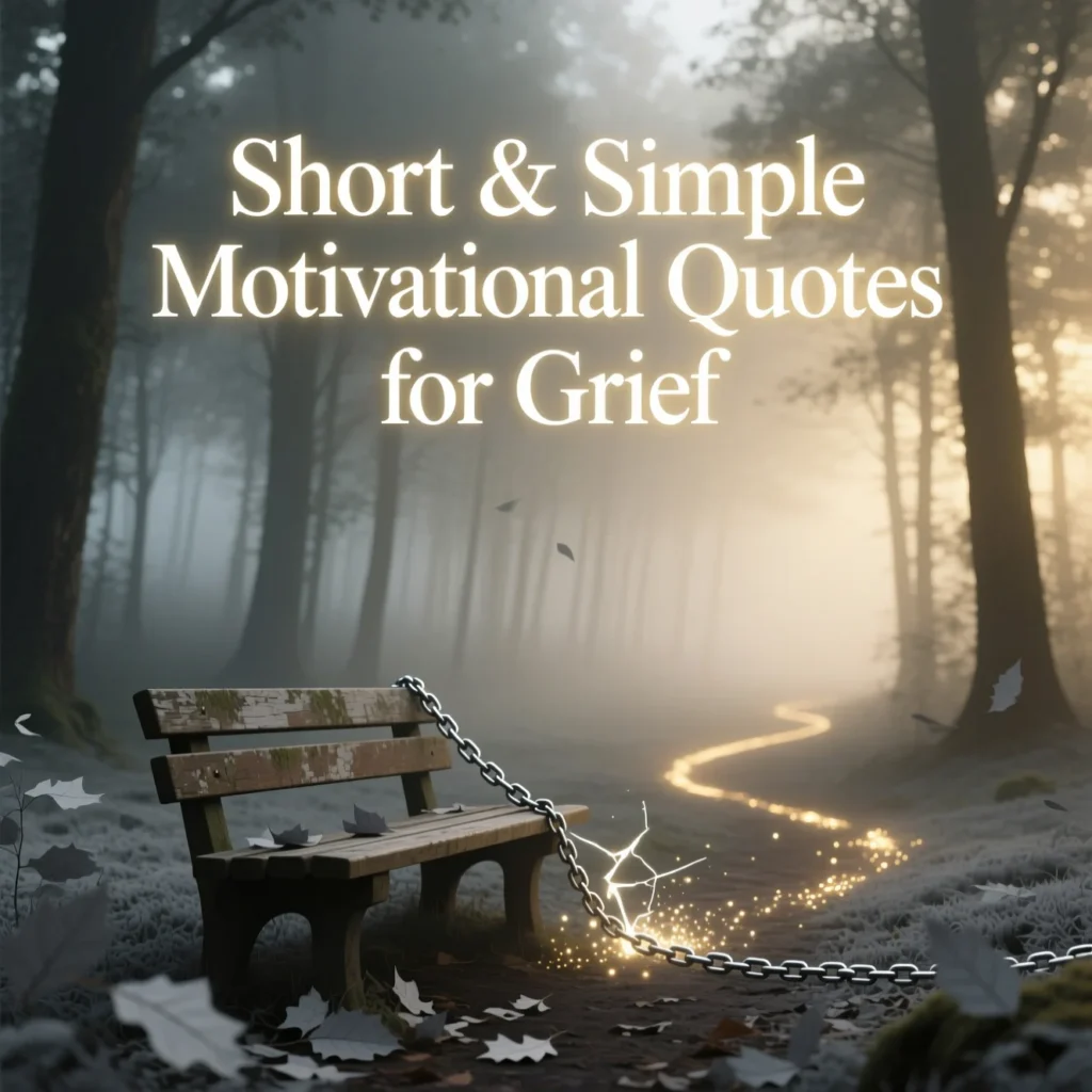 Short & Simple Motivational Quotes for Grief 