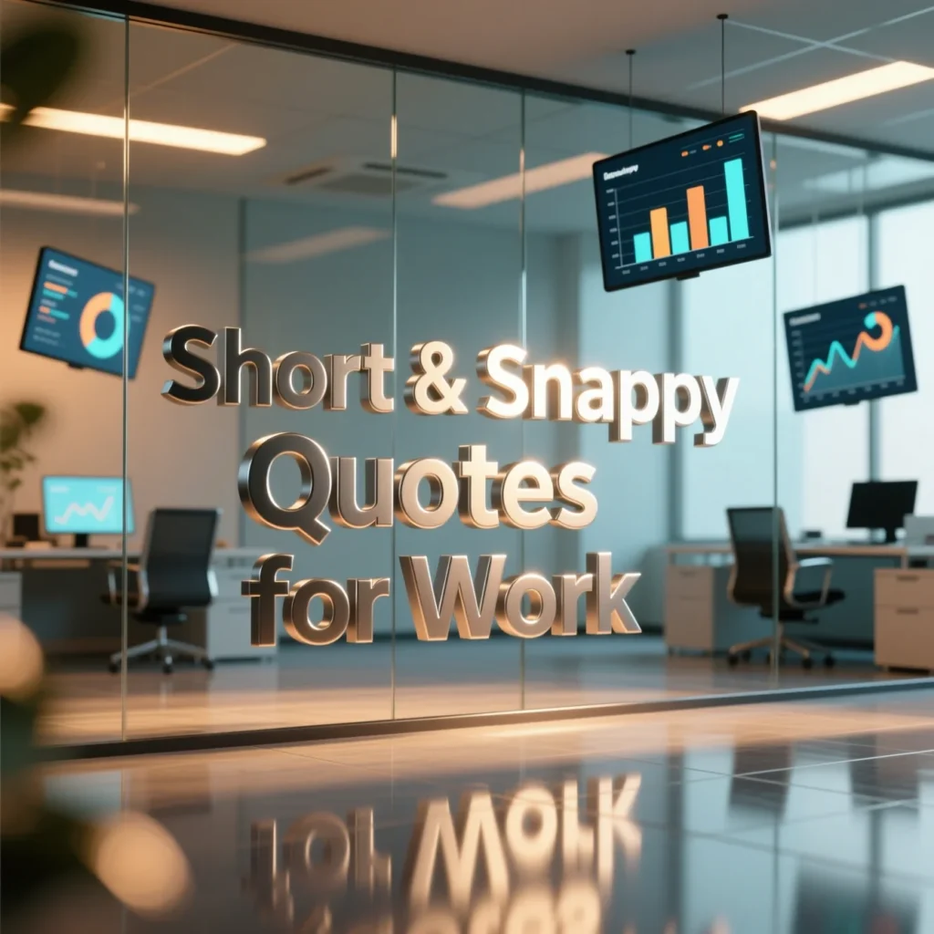 Short & Snappy Quotes for Work