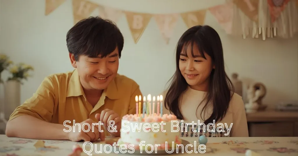 Short & Sweet Birthday Quotes for Uncle