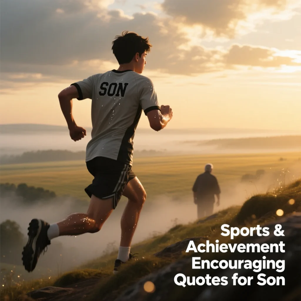 Sports & Achievement Encouraging Quotes for Son