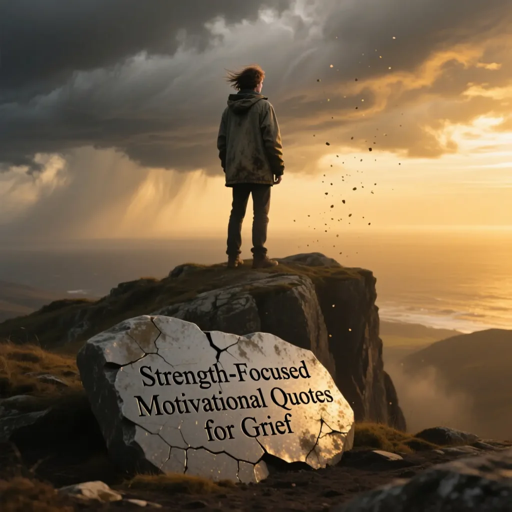 Strength-Focused Motivational Quotes for Grief