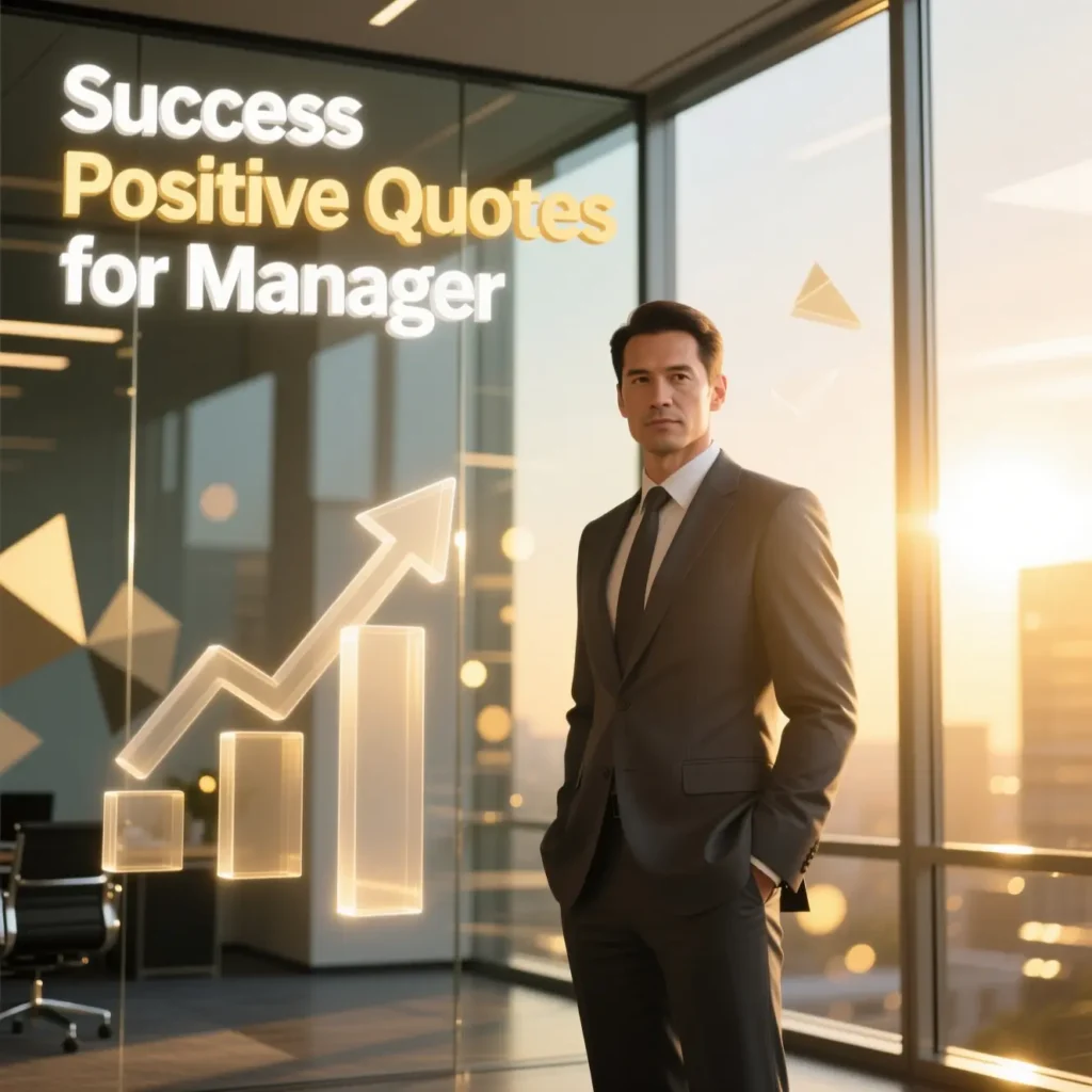 Success Positive Quotes for Manager