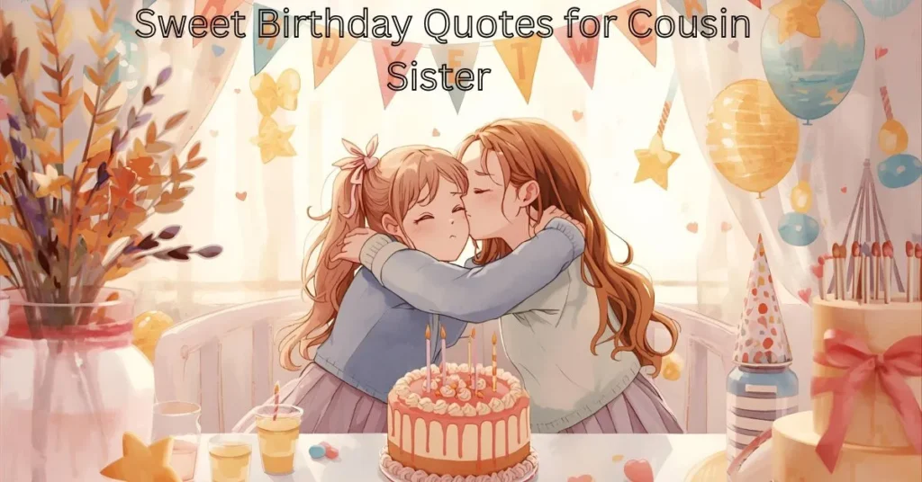 Sweet Birthday Quotes for Cousin Sister