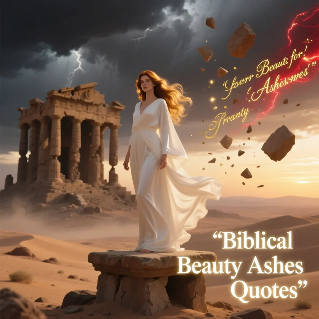 Biblical Beauty for Ashes Quotes 