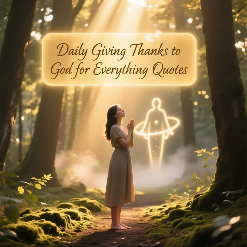 Daily Giving Thanks to God for Everything Quotes