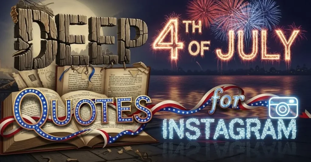 Deep 4th of July Quotes for Instagram