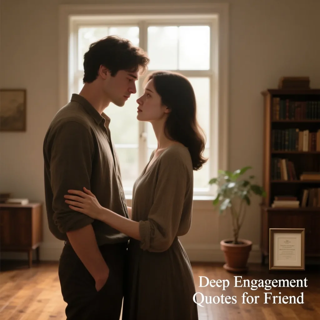 Deep Engagement Quotes for Friend