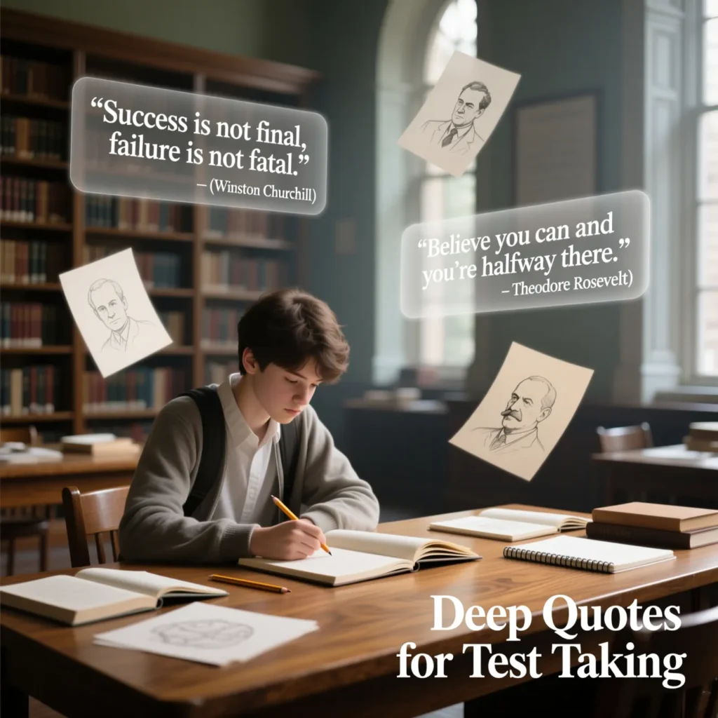 Deep Quotes for Test Taking