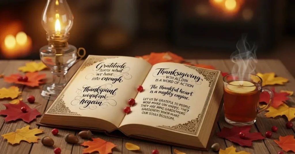 Deep Thanksgiving Quotes for Reflection