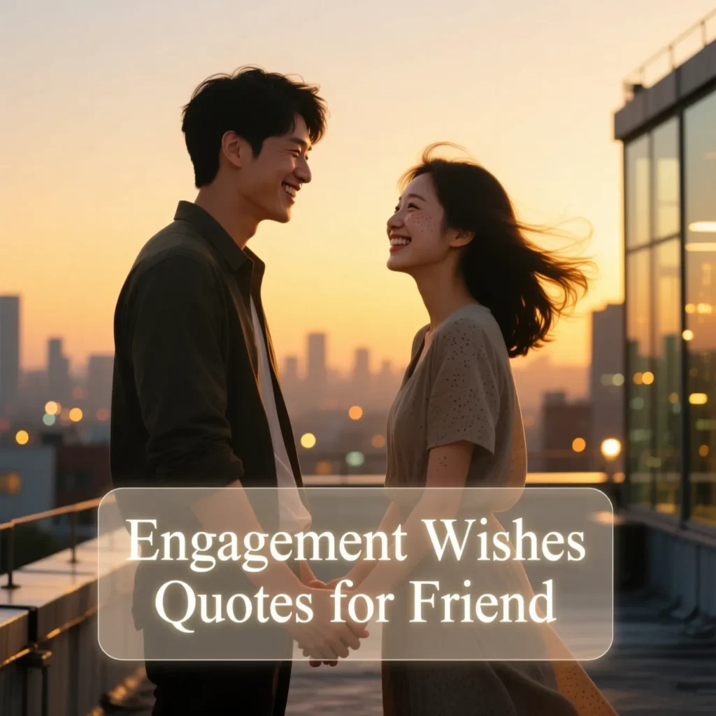 Engagement Wishes Quotes for Friend