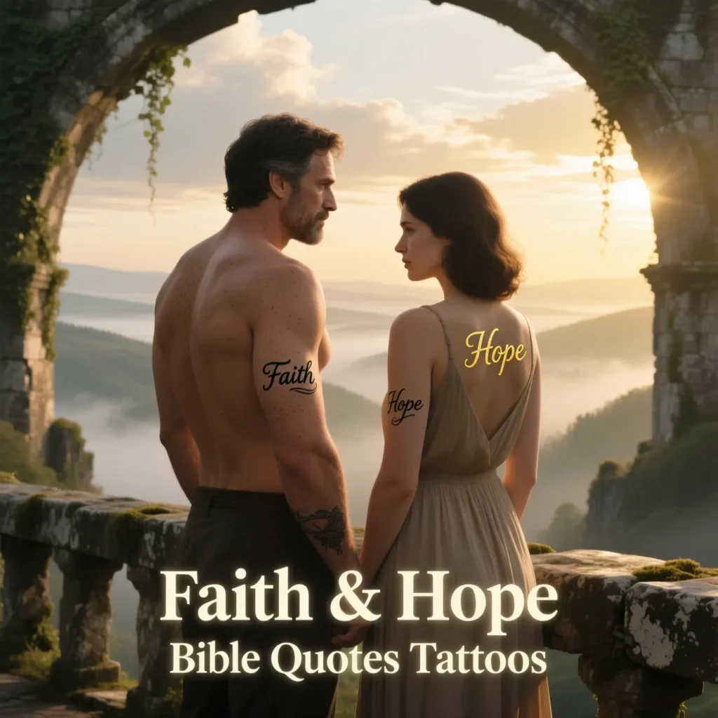 Faith & Hope Bible Quotes Tattoos