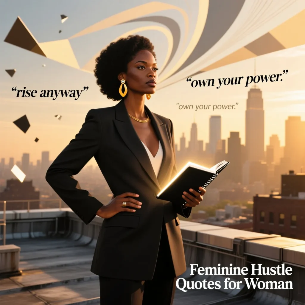 Feminine Hustle Quotes for Woman