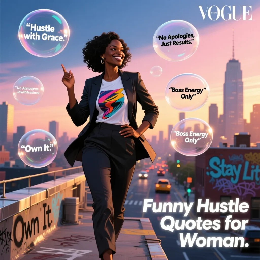Funny Hustle Quotes for Woman