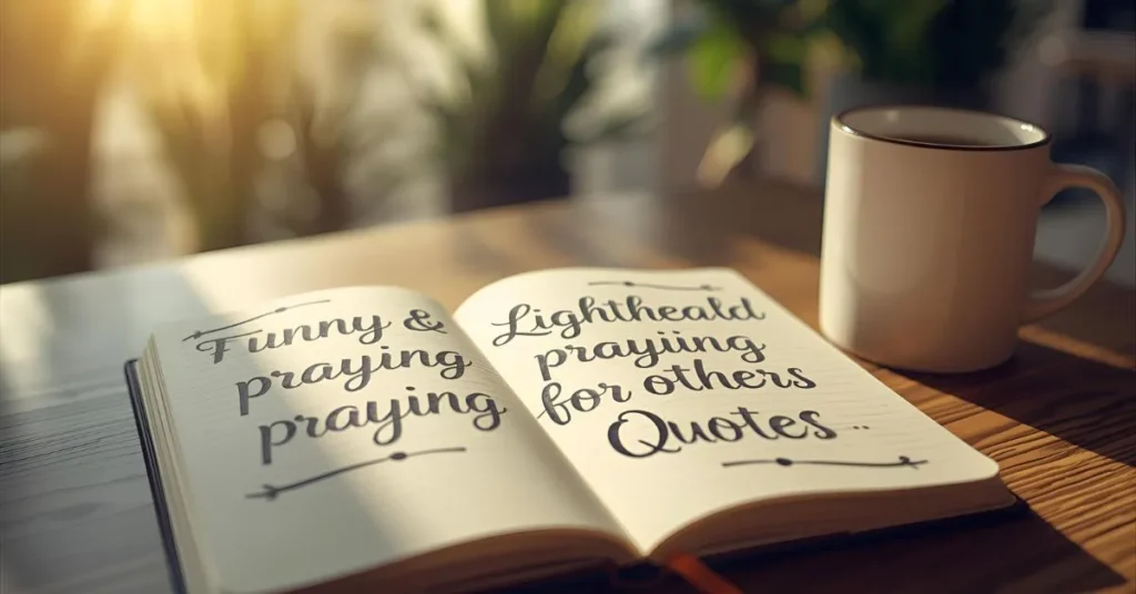 Funny & Lighthearted Praying for Others Quotes