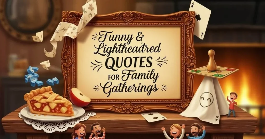 Funny & Lighthearted Quotes for Family Gatherings