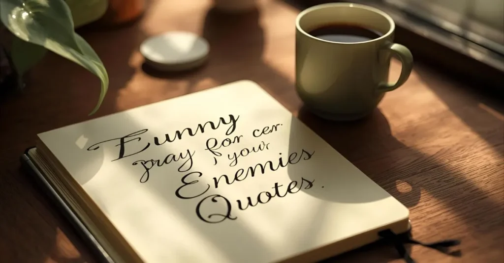 Funny Pray for Your Enemies Quotes