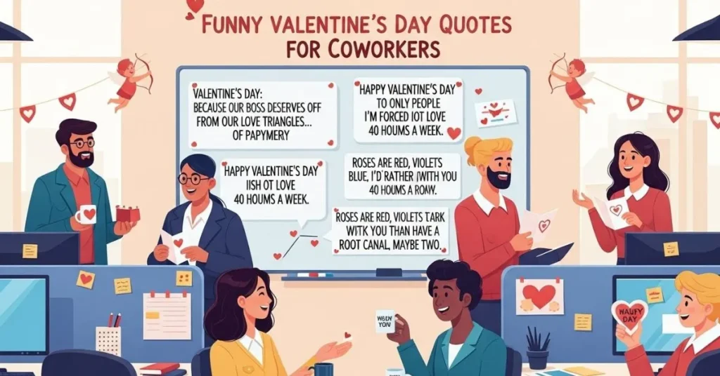 Funny Valentines Day Quotes for Coworkers