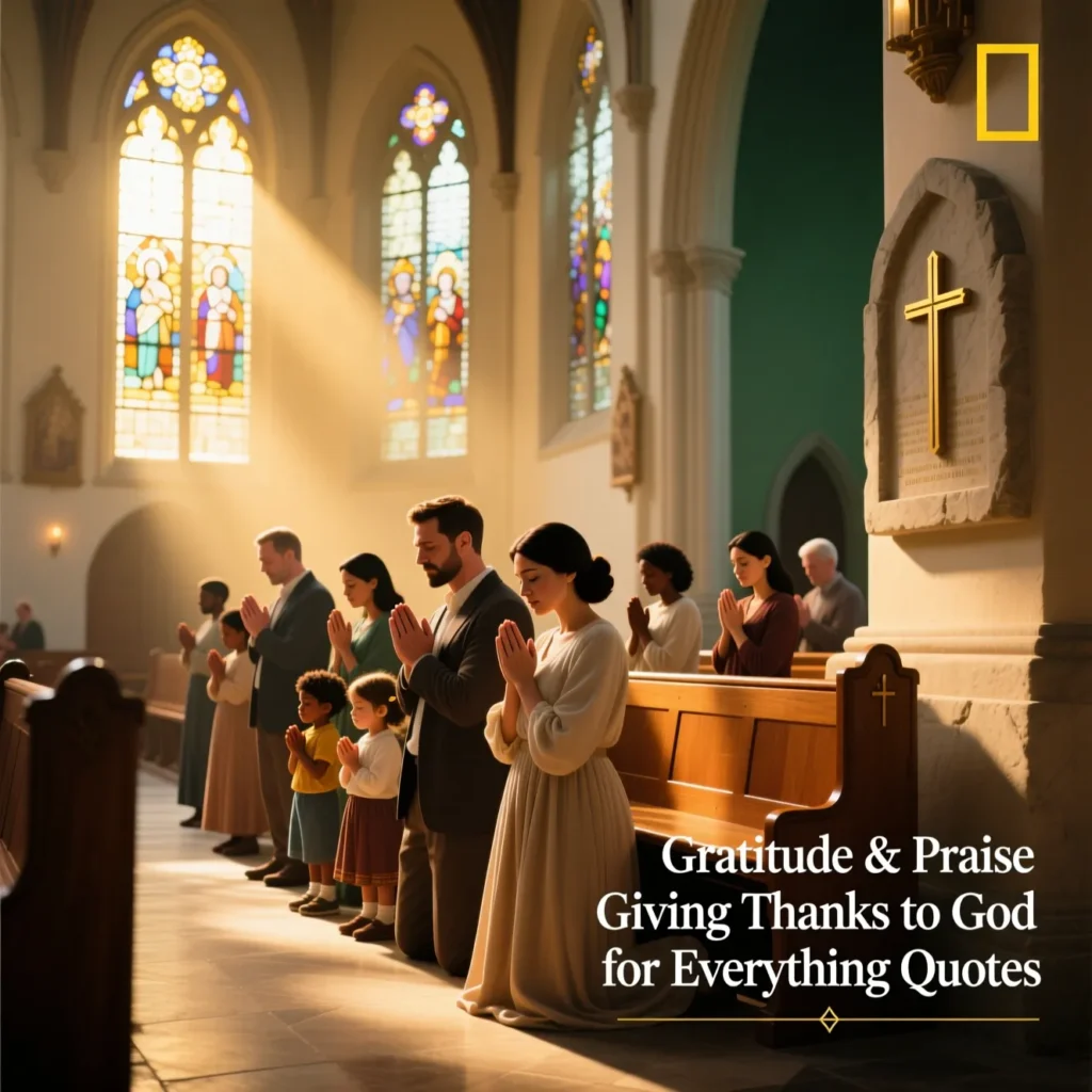 Gratitude & Praise Giving Thanks to God for Everything Quotes