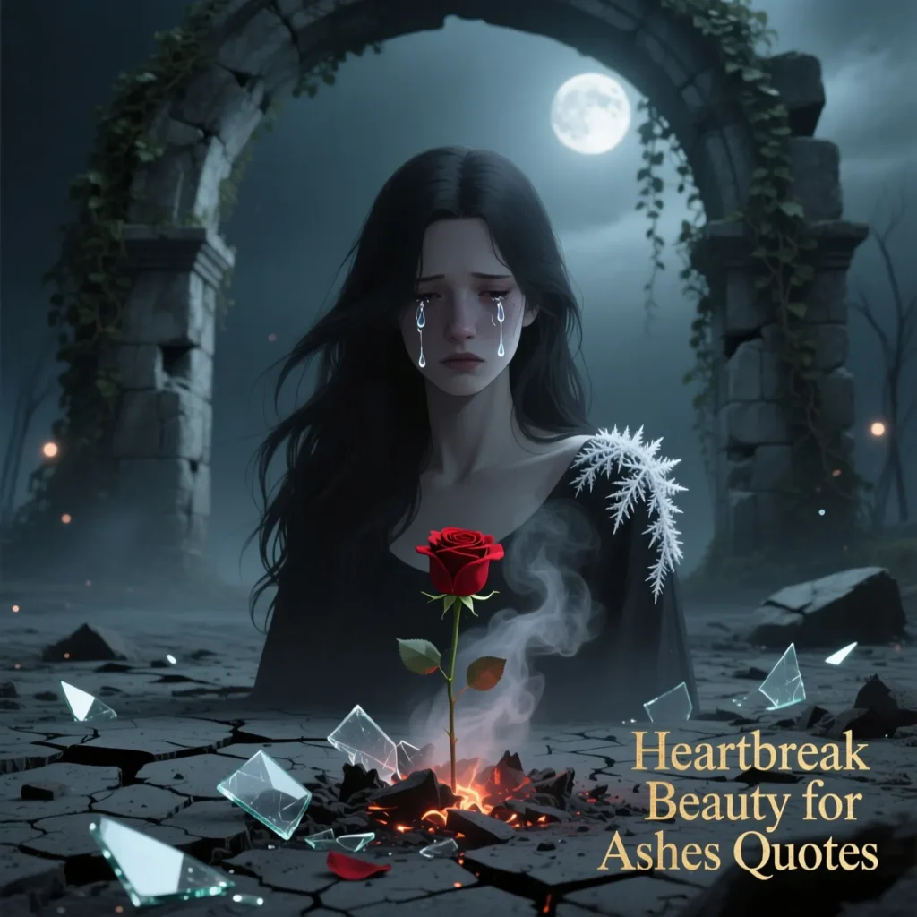 Heartbreak Beauty for Ashes Quotes