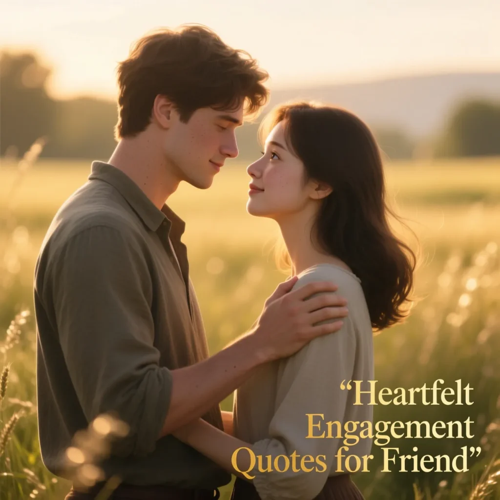 Heartfelt Engagement Quotes for Friend