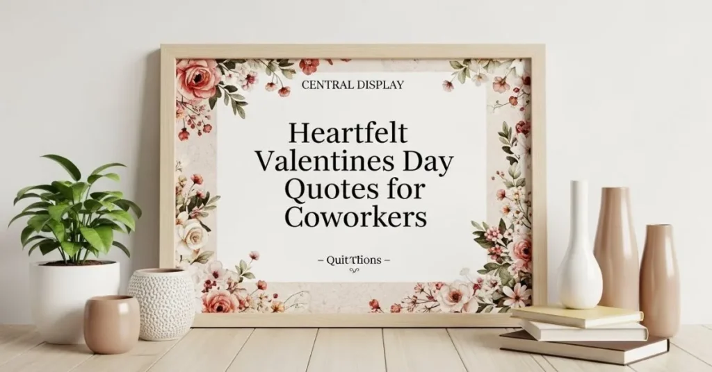 Heartfelt Valentines Day Quotes for Coworkers 