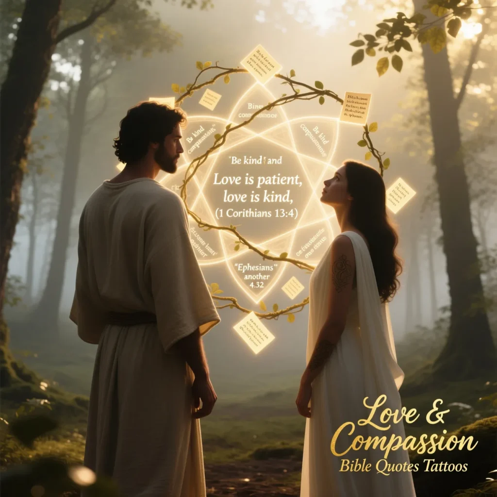 Love & Compassion Bible Quotes Tattoos