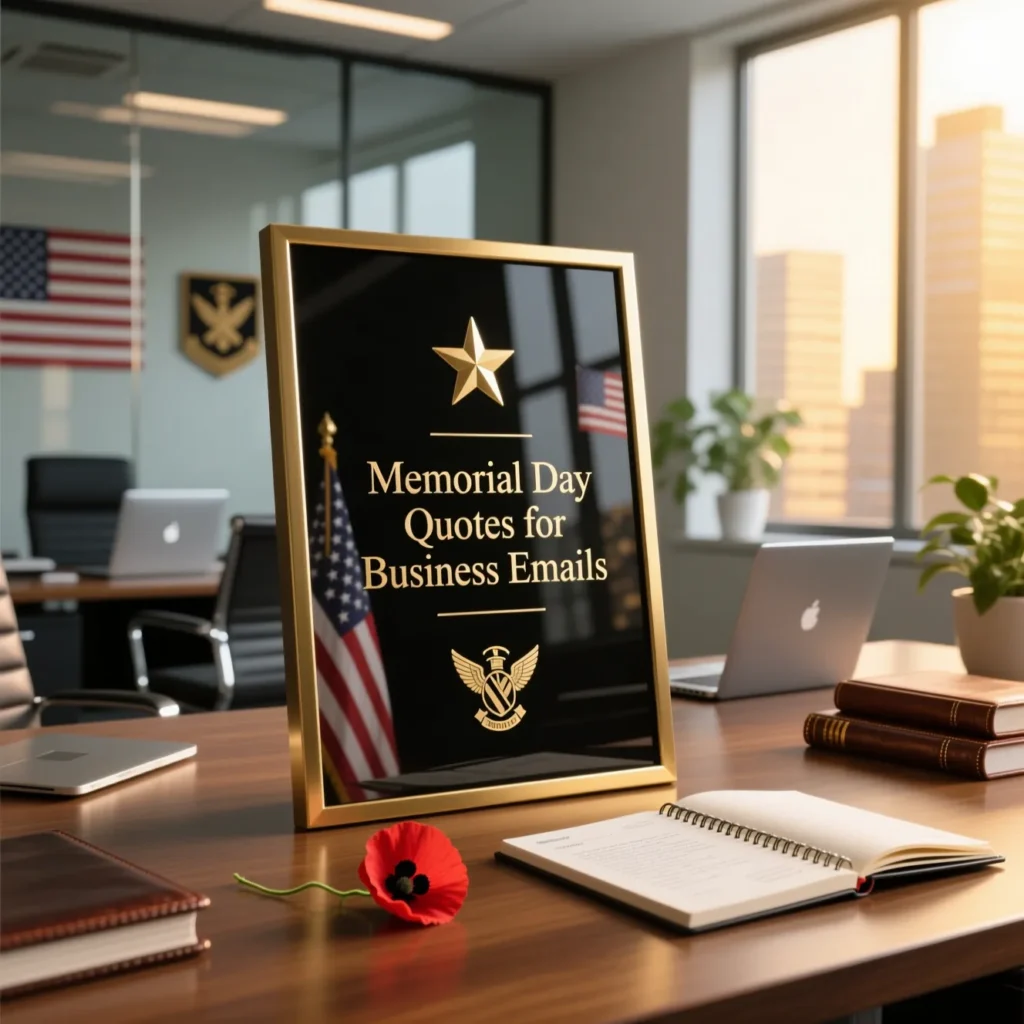 Memorial Day Quotes for Business Emails