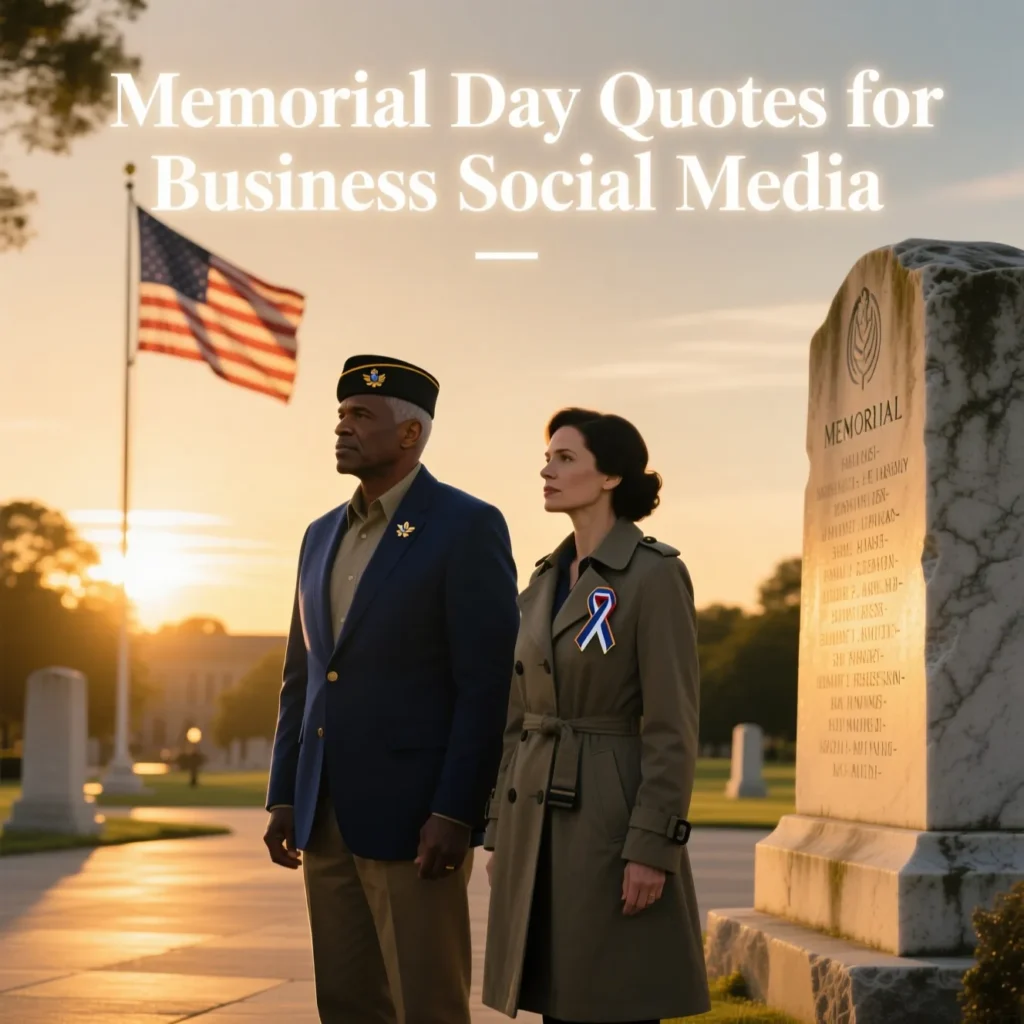 Memorial Day Quotes for Business Social Media