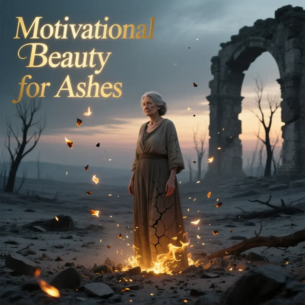 Motivational Beauty for Ashes Quotes 