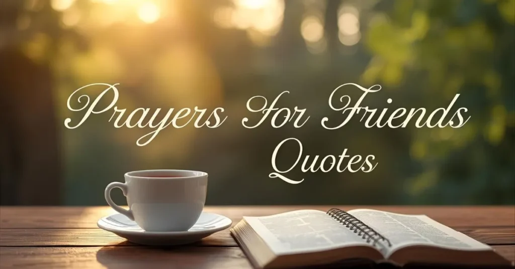 Prayers for Friends Quotes