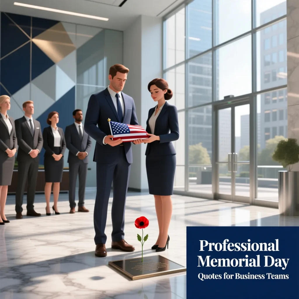 Professional Memorial Day Quotes for Business Teams