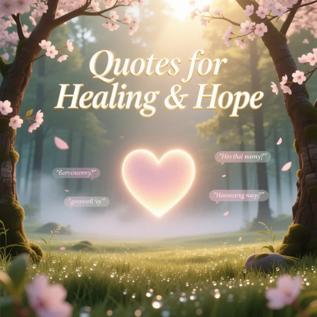 Quotes for Healing & Hope
