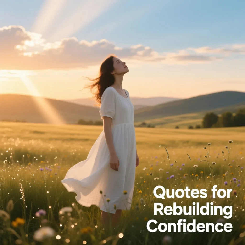 Quotes for Rebuilding Confidence 
