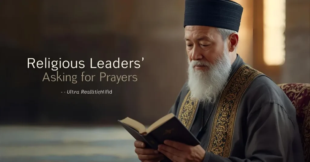 Religious Leaders’ Asking for Prayers Quotes 