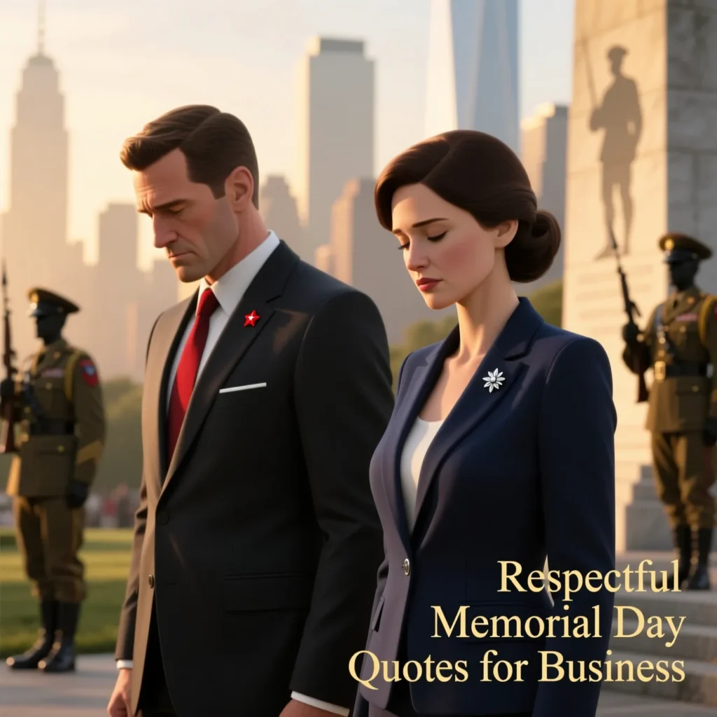 Respectful Memorial Day Quotes for Business