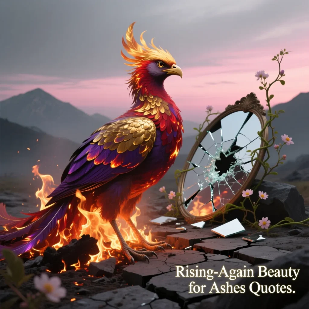 Rising-Again Beauty for Ashes Quotes 