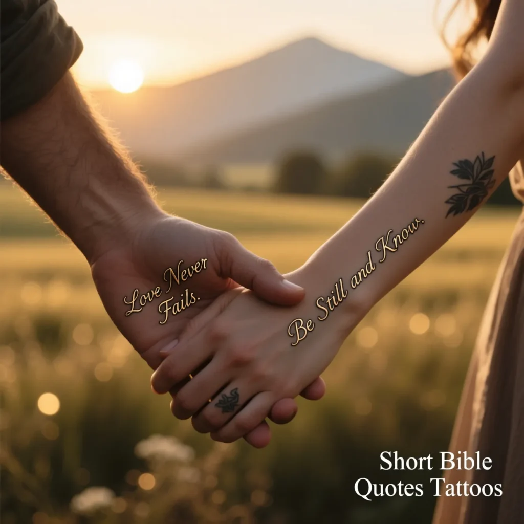 Short Bible Quotes Tattoos