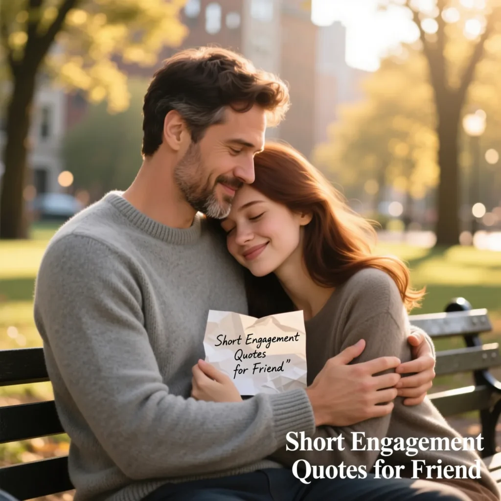 Short Engagement Quotes for Friend