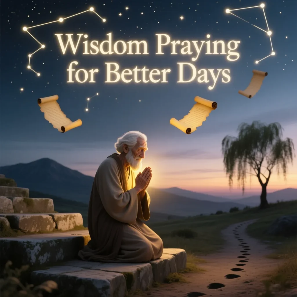 Wisdom Praying for Better Days Quotes
