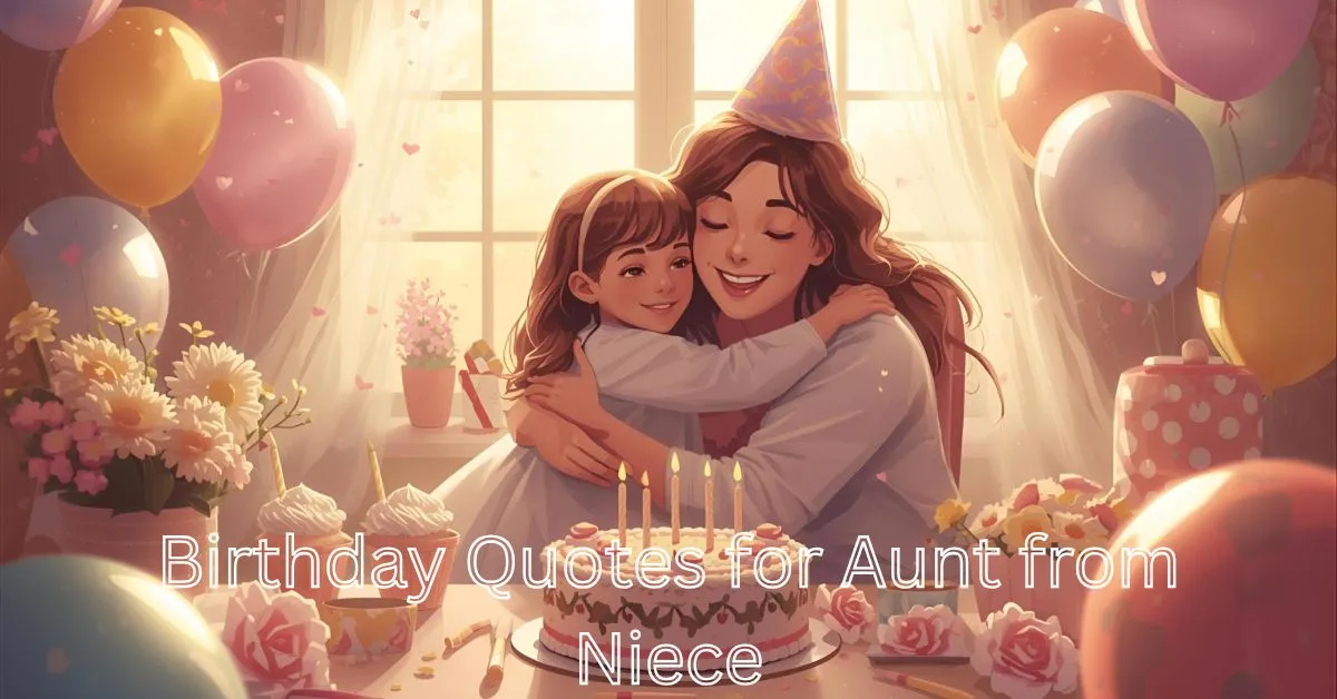 Birthday Quotes for Aunt from Niece