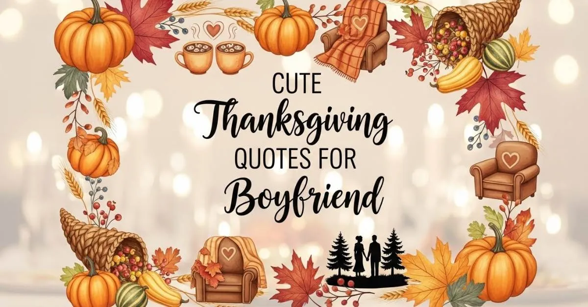 cute thanksgiving quotes for boyfriend